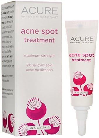 Acure Organics Acne Spot Treatment - Maximum Strength 0.25 fl oz (7.39 ml) Gel by Acure