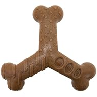 Chew King Bacon Lovinâ€™ Wishbone, Nylon Bones, Textured Bacon Flavored Chew Toy