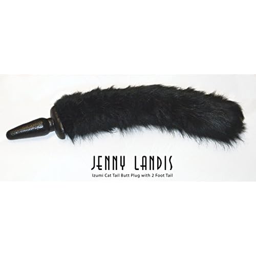 Kelly Cat Tail Butt Plug Extra Long (2 foot tail) by Jenny Landis (Medium - 1.0 inch wide plug) image