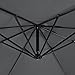 Best Choice Products 10ft Offset Hanging Aluminum Polyester Market Patio Umbrella w/ 8 Ribs and Easy Tilt Adjustment, Gray