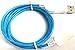 NTJ Flowing Moving Light Led Light-up USB Data Sync Charger Cable for iPhone 6, 6 Plus, 5, 5s, 5c, iPad 3,4, iPad mini, air 2,3, touch 5, nano 7 (BLUE)