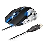 Novo Icon GM-700 Gaming Mouse 6 Buttons 3200 DPI Soothing LED Colors Wired Mouse for PC Mac