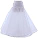 Dresstore Women's Bridal Petticoats Ball Gown A Line Crinoline Slip for Wedding Party -White2