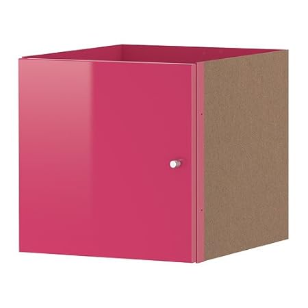 Ikea Expedit Insert With Door High Gloss Pink 33x33 Cm