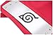 DAZCOS Japanese Anime for Red or Black Leaf Village Headband (Red)