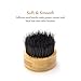 Beard Brush for men with 100% Natural Anti-Static Boar Bristles from Anjou, Used with Oil or Balm for Healthy and Clean Facial Hair, Grooms Beards and Moustaches