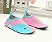 WXDZ Kids Water Shoes Swim Shoes Mutifunctional Quick Drying Barefoot Aqua Socks for Beach Pool, Pink, 5-5.5 M US Toddler