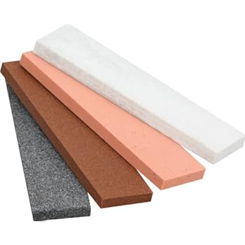 KME Sharpeners KMEKF414-BRK Set of Four Arkansas Stones, One Size