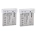 Kastar Battery (2-Pack) for Canon NB-4L, CB-2LV and PowerShot SD40 SD200 SD300 SD400 SD430 SD450 SD600 SD630 SD750 SD780 is SD940 is SD960 is SD1000 SD1100 is SD1400 is TX1, ELPH 300 HS 310 HS 330 HS