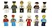 R-Magic 48 Pcs Minifigures Building Bricks Community People, Building Party Toys Gift