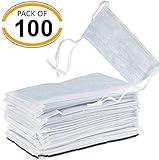 Disposable Face Masks 3 Ply Breathable and Comfortable for Blocking Dust Air Pollution Protection Pack of 100 Made in Brazil