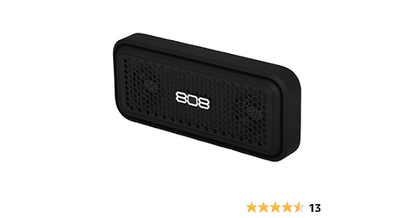 Amazon.com: 808 Audio XS Sport Rugged altavoz portátil con bluetooth, color  negro : Electrónica