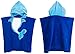 TOKYO-T Kids Bath Beach Towel Hooded Animal Poncho/Boys and Girls (Dolphin) 350 GSM