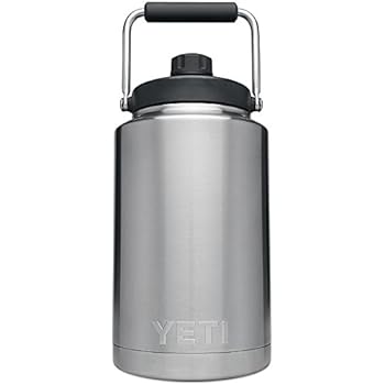 YETI 21070140001 One Gallon Rambler Jug, Stainless