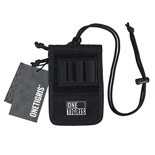 OneTigris 3" x 5" Notebook Cover without Notebook (Black)
