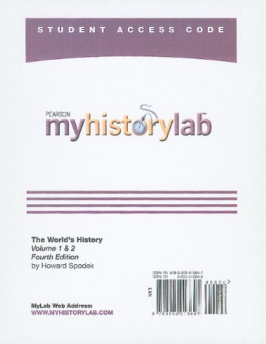 MyHistoryLab -- Standalone Access Card -- for The World's...