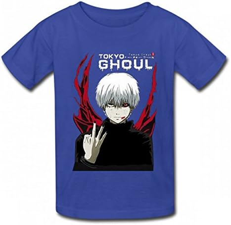 XNDHWD Print Tshirt Cotton Tops Popular Boy Girl Tee Royal Blue