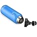 Swig Savvy Sports Water Bottle, Vacuum Insulated Stainless steel, Double Wall, Wide Mouth 2 Leakproof Lid, Travel Thermos - 40oz (Blue)