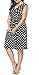 Eternatastic Womens Floral lace Plus Size Midi Dress Scooped Neckline Cocktail Party Dress