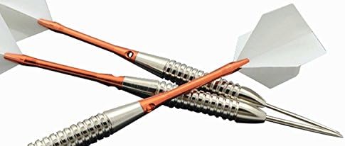 24 Gram Steel Tip Darts with 2BA Aluminum Shafts Professional Metal Dart Tips Set
