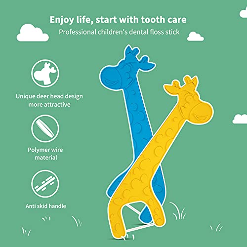 Kids Dental Floss Picks Kids Flossers Toddler Floss Portable Travel
