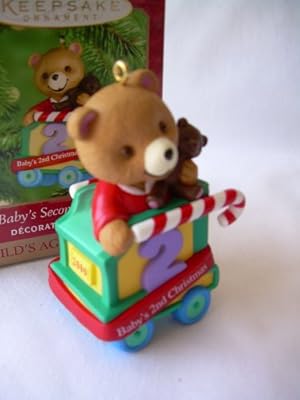 hallmark baby 2nd christmas ornaments