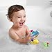 BESTRY-US Baby Bath Toys Bathtub toys for Toddlers Floating Squirt Boat Bath Toy Set for Boys and Girls,BPA Free,4 Pack