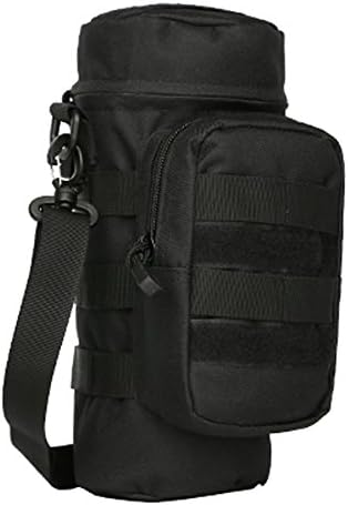 Aiyuda MOLLE Water Bottle Holder Pouch Carrier Sling Bag Carrying Case for Walking Hiking Camping Cycling Gym Workout Travel Sport