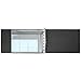 7 Ring Business Check Binder - Designed for 200 Sheets of 3 to a Page Business Checks with Ledgers, Stylish Turned Edge Design - Durable 7 D Ring Construction