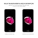 Tembin® Clear Tempered Glass Screen Protector for iPhone 7 8, HD 0.33mm Slim Cover Protection, 9H Hardness, Anti-fingerprin, Anti-scratch Bubble Free 2 Pack Round Edge Screen Film for Apple iPhone 7 8