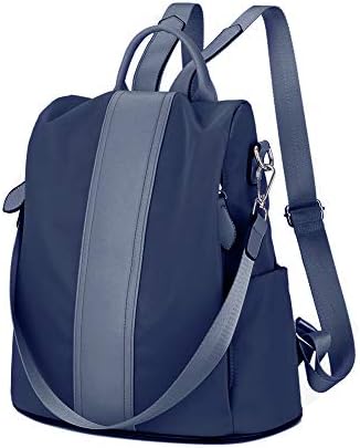 Women Fashion Backpack Purse Anti-theft Nylon Anti-theft Rucksack Convertible Shoulder Bag