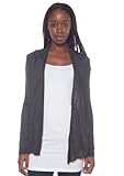 Active Basic Women's Basic Drape Front Shawl Cardigan