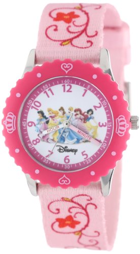 Disney Kids' W000050 Princess Stainless Steel Time Teacher Watch