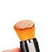 Oval Makeup Brush - Premium Foundation Brushes, Kabuki Brushes, Blush Brushes, Contour Brushes, Blending Brushes, Face Brushes for Blending Liquid, Cream or Flawless Powder Cosmetics (Black)