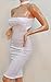 ALAIX Women's Off Shoulder Sleeveless Sexy Mini Bandage Party Evening Dress
