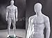 (MZ-Wen4eg) White Egghead Male Mannequin Standing Pose