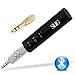 Bluetooth Receiver from SHG for Bluetooth Car Aux Adapter Receiver Portable Hands-Free 3.5mm and 6.3mm Headphone Jack Bluetooth Adapter for Home Audio Music Car Stereo System