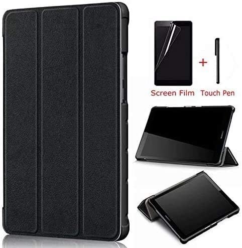 GYY Accesorios De Pestaas para Huawei MediApad M5 Lite 8 0 JDN2 AL00 W09 8 0 Tablet Funda Pelcula De Pantalla Gratuita Funda De Cuero Smart PU Smart PL para Huawei MediApad M5 Lite 8 0