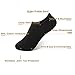 Men's 6 Pairs Black Ankle Socks Thin Lightweight Cotton Breathable Low Cut Knit No Show Socks Size 6-11(Bulk Packaging)