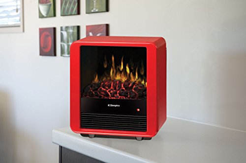 Dimplex Mini Cube Electric Stove, DMCS13R, Red