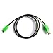 PortaPow 6.5ft 20AWG Charge+Sync Micro USB Cable for Android, Qualcomm Quickcharge 2.0/3.0 Compatible