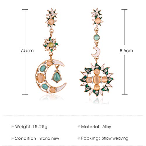 Stud Earrings for Women,Premium Quality Fashion Women\'s Rhinestone Hoop Stud Earrings Jewellery Gift