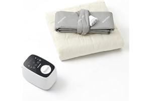 Navien Mate EQM 350, Single – EMF-Free Water Heated Mattress Pad – Temperature Control – Non-Electric Bed Warmer – Eco-Friendly – Helps Soothe & Relieve Stress, Muscle Soreness, & Tension