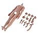 Fenteer 1/6 Scale Super Flexible Muscular Male Body Figure Assembly - Steel Skeleton - Wheat Skin