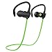 SoundPEATS Wireless Bluetooth Earbuds Secure Fit In-ear Stereo Bluetooth Headphones with Mic (Bluetooth 4.1, aptx, Secure Ear Hooks Design, 6 Hours Play Time, Upgraded Version) - Q9A+ Green