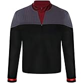 aiweran Star Picard Costume Men's Suit Jacket with Inner Shirt Nemesis Uniform Costume