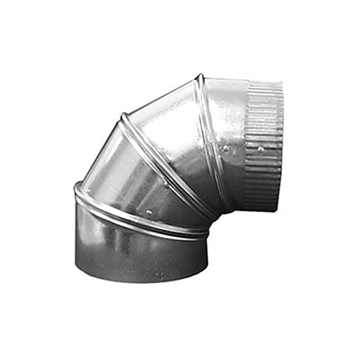 Buy 4 Inch 90Degree HVAC Elbow Duct Galvanized 26 Gauge Adjustable