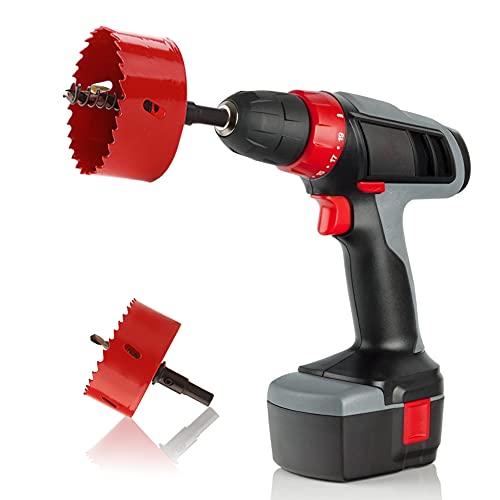 JOHOUSE M42 Bi-Metal Hole Saw, Bi-Metal Hole Cutter for Mental Sheet, Plastic, Wood with Open Saw, 70mm&75mm