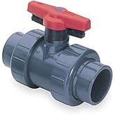 SPEARS 1829-012 1-1/4, BALL VALVE, INLINE TRUE UNION, SOCKET PVC
