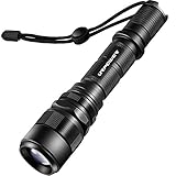 URPOWER Flashlight, Super Bright XM-L2 LED Flashlight, High Lumen Tactical Flashlights with Rechargeable Battery & Charger, 5 Light Modes & Zoomable Flashlight for Lighting/Camping/Hiking/Cycling